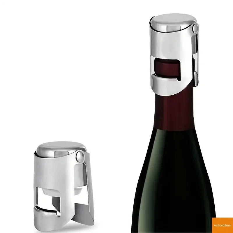 1pc Stainless Steel Vaccum Wine Stopper Fresh-lock Flavor Champagne Stopper Wine Seal Vacuum Bar Accessories Bottle Stoppers
1pc Stainless Steel Vaccum Wine Stopper Fresh-lock Flavor Champagne Stopper Wine Seal Vacuum Bar Accessories Bottle Stoppers