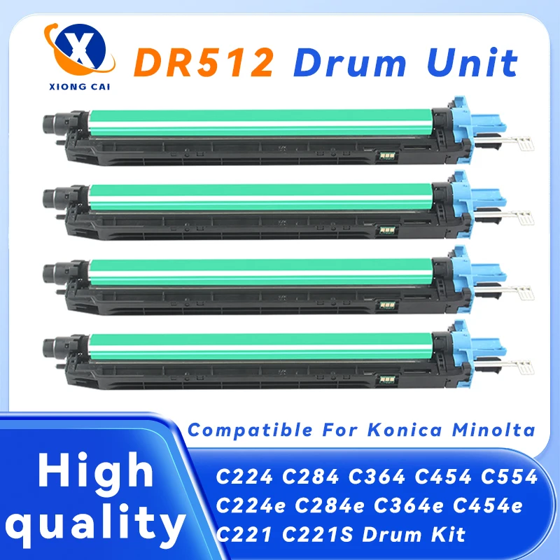 Drum Unit DR512 Drum Kit Comaptible For Konica Minolta Bizhub C221 C221S C224 C224e C284 C284e C364 C364e C454 C454e C554
Drum Unit DR512 Drum Kit Comaptible For Konica Minolta Bizhub C221 C221S C224 C224e C284 C284e C364 C364e C454 C454e C554