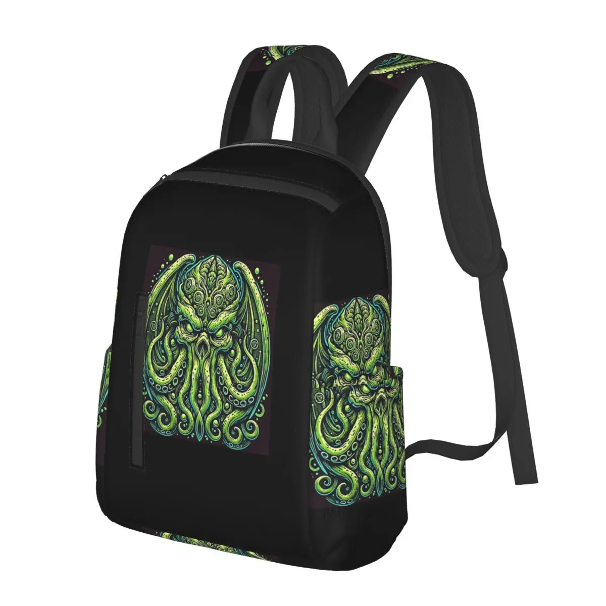Green Cthulhu Octopus With Tentacles And Teeth Student Backpack School BagDaypack for Men Women Bookbag Shoulder Bags
Green Cthulhu Octopus With Tentacles And Teeth Student Backpack School BagDaypack for Men Women Bookbag Shoulder Bags