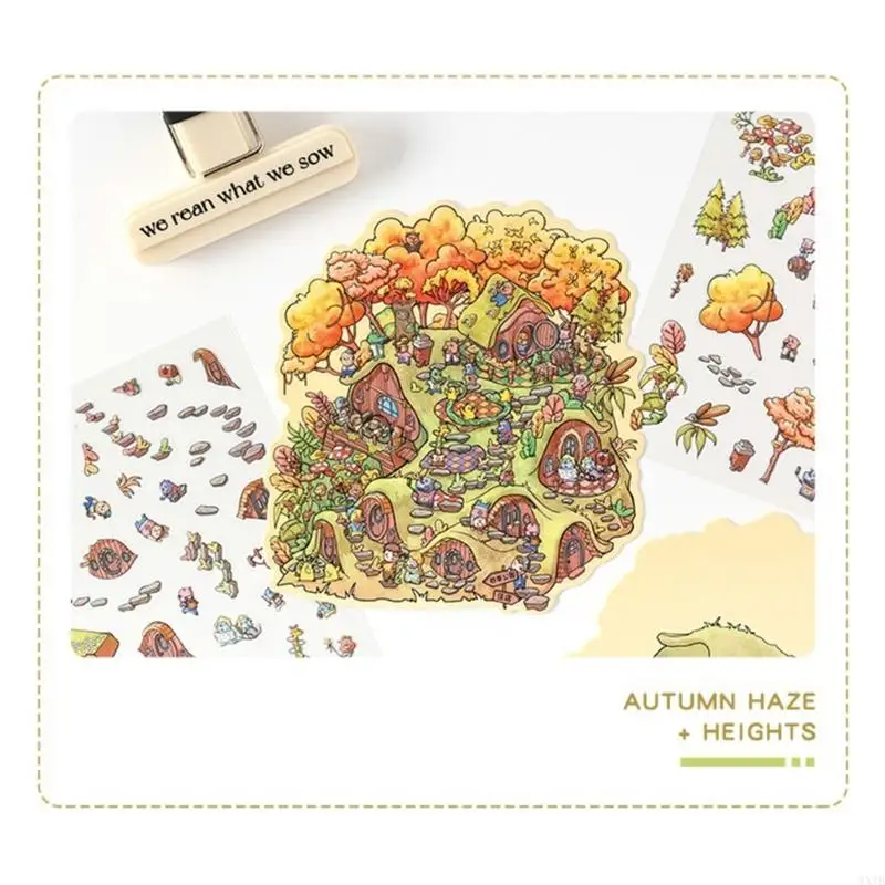 3D Raised Effect Four Season Park Sticker Safe Adhesive For DIY Projects
3D Raised Effect Four Season Park Sticker Safe Adhesive For DIY Projects