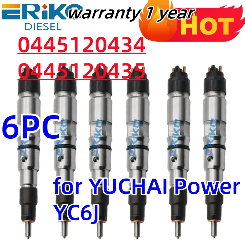 0445120434 0445120435 Heavy Truck Common Rail Injector 0 445 120 434 0445120435 for YUCHAI Power YC6J
0445120434 0445120435 Heavy Truck Common Rail Injector 0 445 120 434 0445120435 for YUCHAI Power YC6J