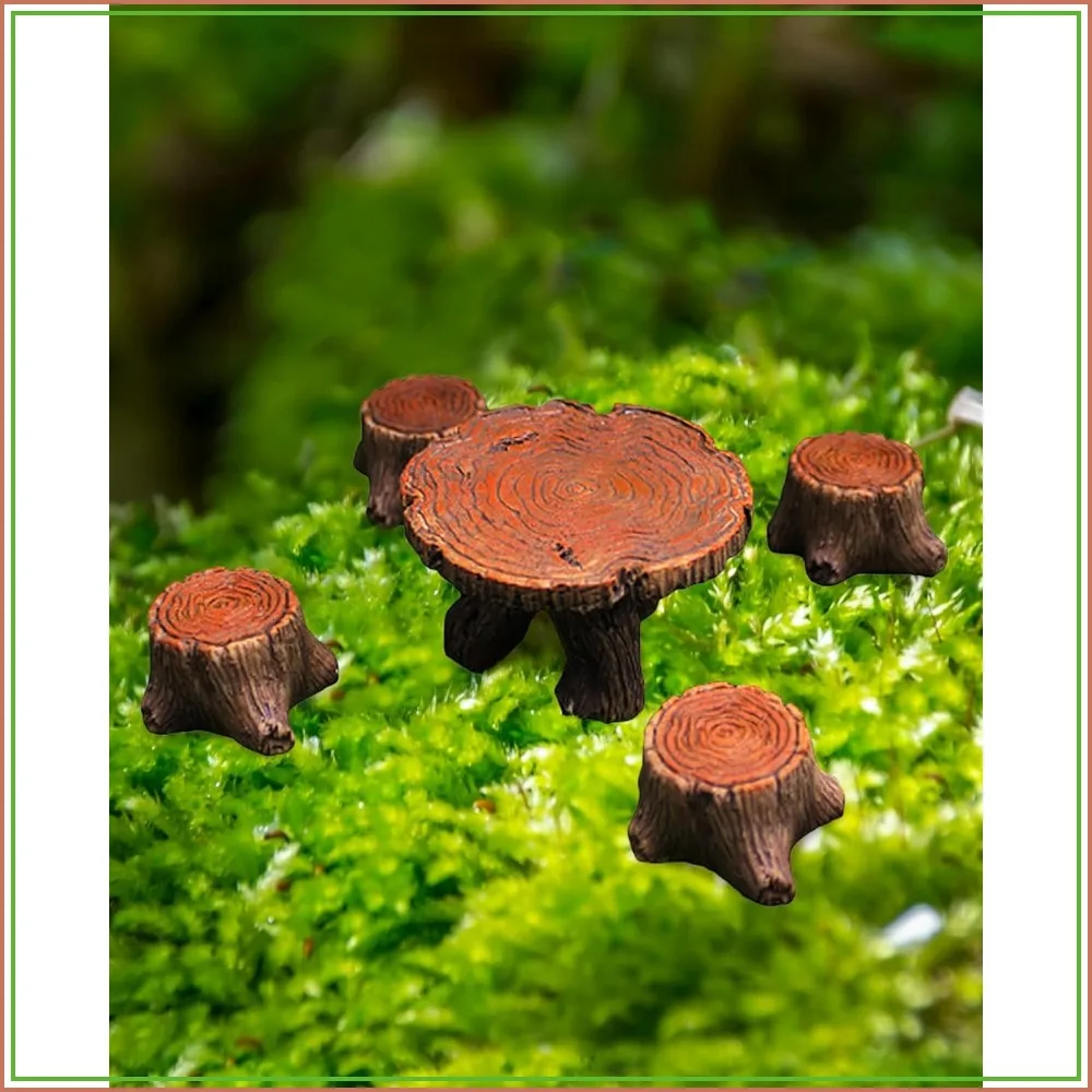 Miniature Garden Furniture Set - Resin Table Chairs Figurines, Fairy Garden Accessories, Micro Landscape Decor for Outdoor Indoor
Miniature Garden Furniture Set - Resin Table Chairs Figurines, Fairy Garden Accessories, Micro Landscape Decor for Outdoor Indoor