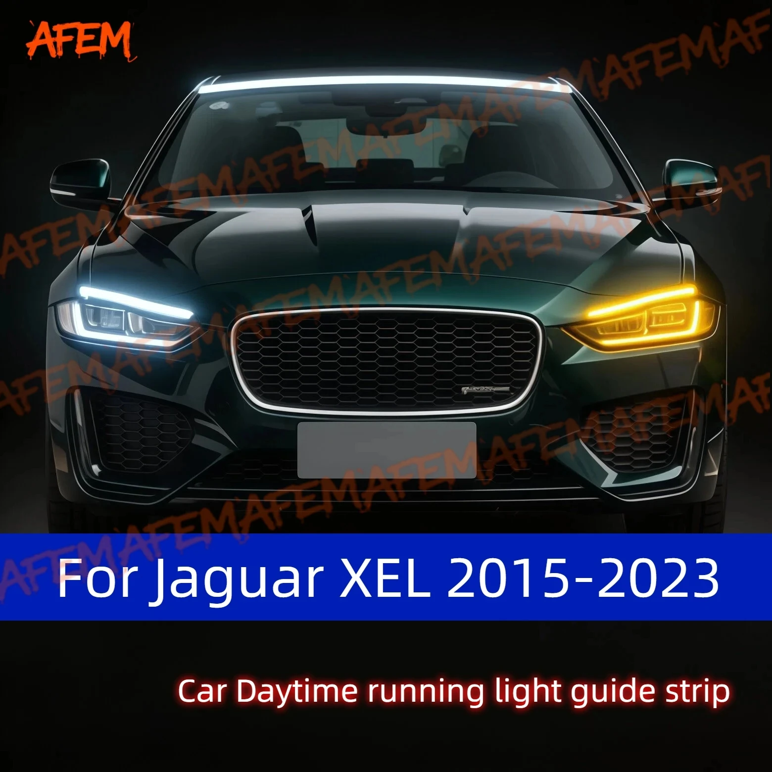 For Jaguar XEL 2015-2023 Car DRL Daytime Running Light Start Scan Style Sequential Flowing Turn Signal Light Ultra-Thin LED
For Jaguar XEL 2015-2023 Car DRL Daytime Running Light Start Scan Style Sequential Flowing Turn Signal Light Ultra-Thin LED