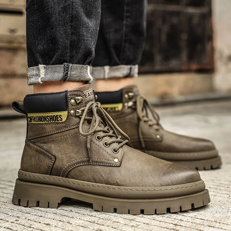 New Men's Shoes: Chelsea Boots for Men, One-Click Slip-On Fashion Boots, Large-Size Reversible Leather Short Boots, Men's Genuin
New Men's Shoes: Chelsea Boots for Men, One-Click Slip-On Fashion Boots, Large-Size Reversible Leather Short Boots, Men's Genuin