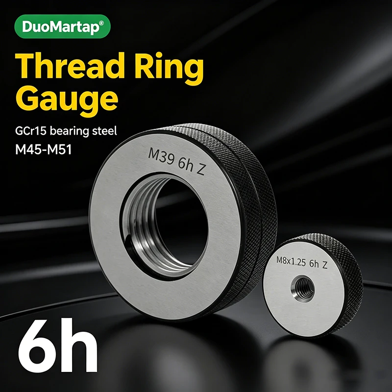 DUO MartAP 1SET(1*GO+1*NOGO) 6h M45-M51 Standard Metric Fine Tooth Thread Ring Gauge Measure Tool X2.5/2.0/1.5/1.25/1.0/0.75/0.5
DUO MartAP 1SET(1*GO+1*NOGO) 6h M45-M51 Standard Metric Fine Tooth Thread Ring Gauge Measure Tool X2.5/2.0/1.5/1.25/1.0/0.75/0.5