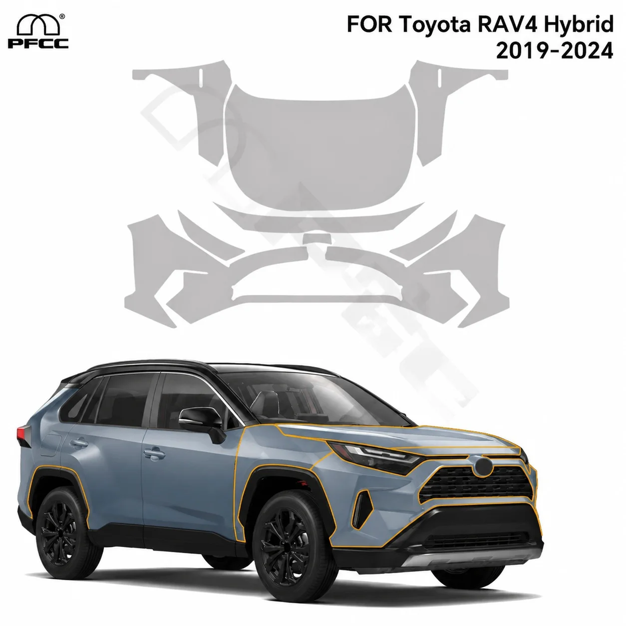9Mil TPU Paint Protection Film Clear Bra For Toyota RAV4 Hybrid XA50 2019-2025 Car Anti-scratch Pre-cut PPF Resistant Invisible
9Mil TPU Paint Protection Film Clear Bra For Toyota RAV4 Hybrid XA50 2019-2025 Car Anti-scratch Pre-cut PPF Resistant Invisible