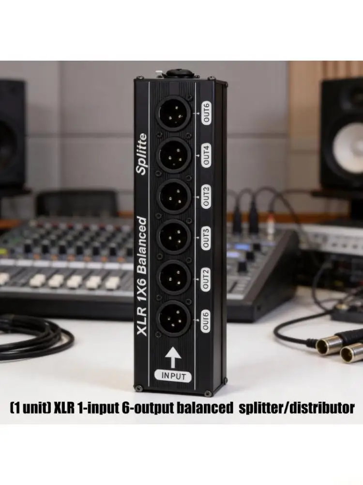 B03F Advanced 1 In 6Out XLR Balanced Sound Splitter High Fidelitys Sound Reproduction
B03F Advanced 1 In 6Out XLR Balanced Sound Splitter High Fidelitys Sound Reproduction