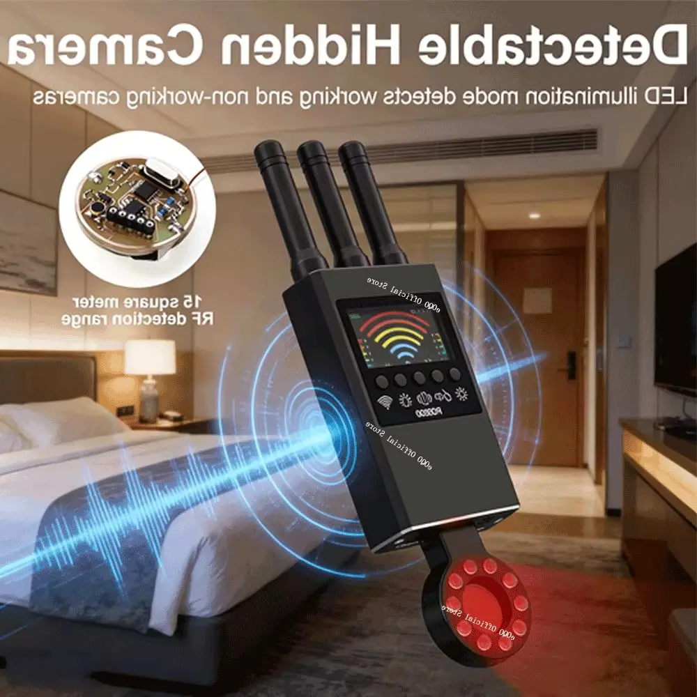 Multi-function Anti-Spy Hidden Camera Detector GSM Audio Bug Finder GPS Tracker Lens Wireless RF Signal Detect Scanner RD6800