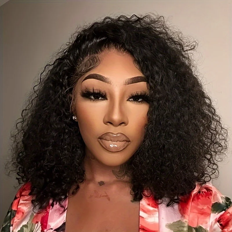 Kinky Curly Wigs Human Hair 13X4 Lace Frontal Bob Wigs Pre Plucked For Women Malaysia Hair Jerry Curly Bob Wigs With Baby Hair
Kinky Curly Wigs Human Hair 13X4 Lace Frontal Bob Wigs Pre Plucked For Women Malaysia Hair Jerry Curly Bob Wigs With Baby Hair