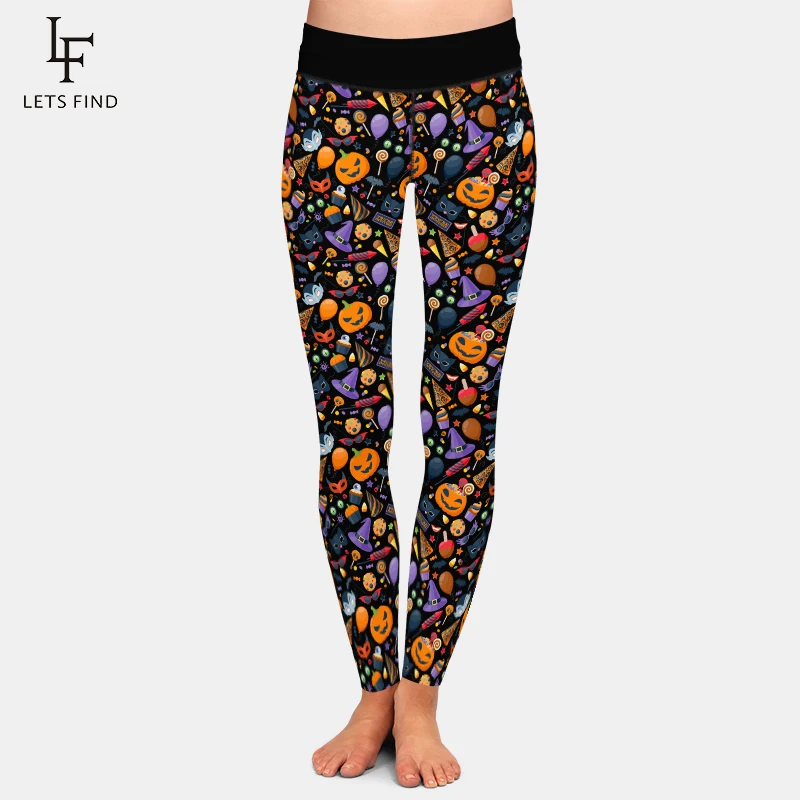 LETSFIND Halloween Cartoon Monster Slime Slug Wolf Pumpkin Print Women Pant High Waist Fitness Stretch Full Leggings
LETSFIND Halloween Cartoon Monster Slime Slug Wolf Pumpkin Print Women Pant High Waist Fitness Stretch Full Leggings