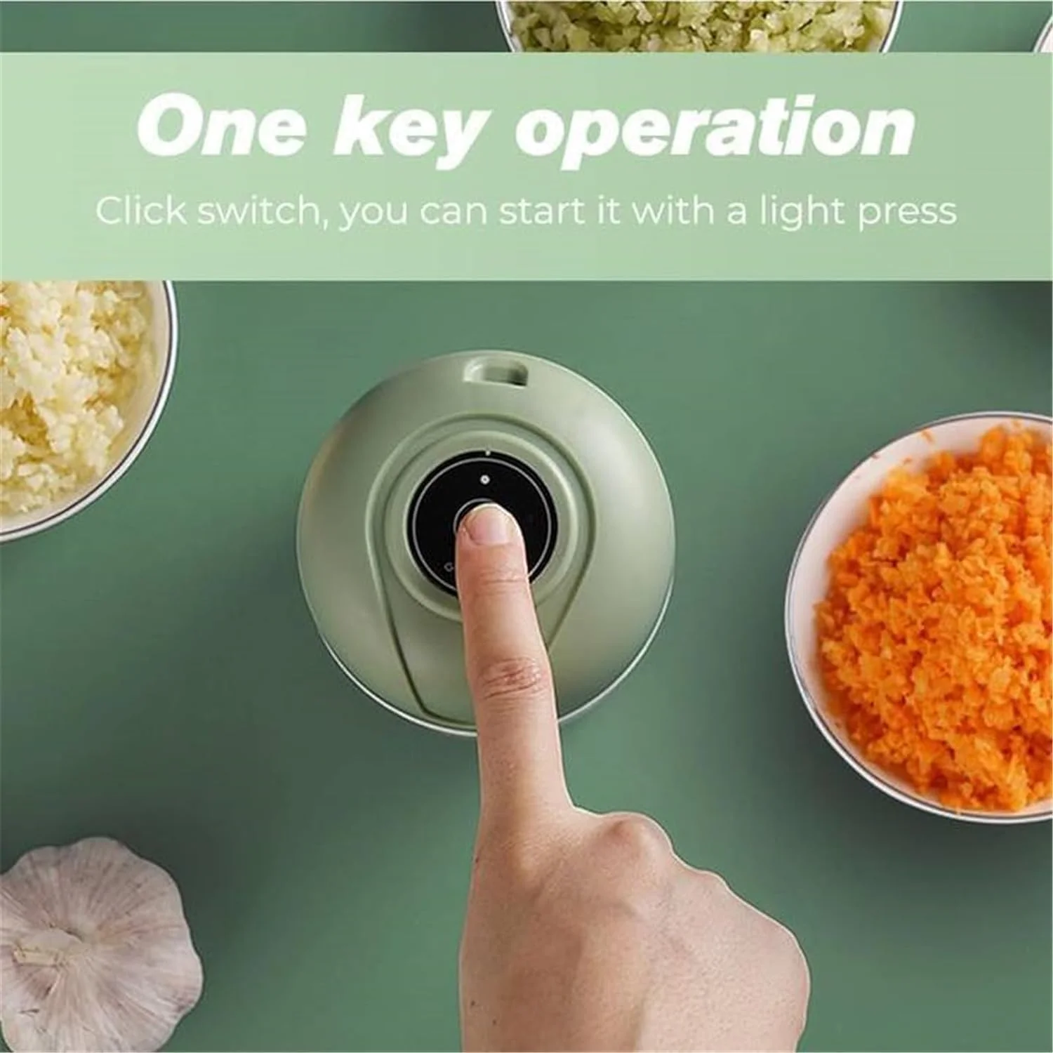 Prosperousk Chopper — USB Rechargebale Garlic Grinder, Mini Garlic Chopper, Prosperousk Mini Garlic Chopper, Small Chopper (Wh
Prosperousk Chopper — USB Rechargebale Garlic Grinder, Mini Garlic Chopper, Prosperousk Mini Garlic Chopper, Small Chopper (Wh
