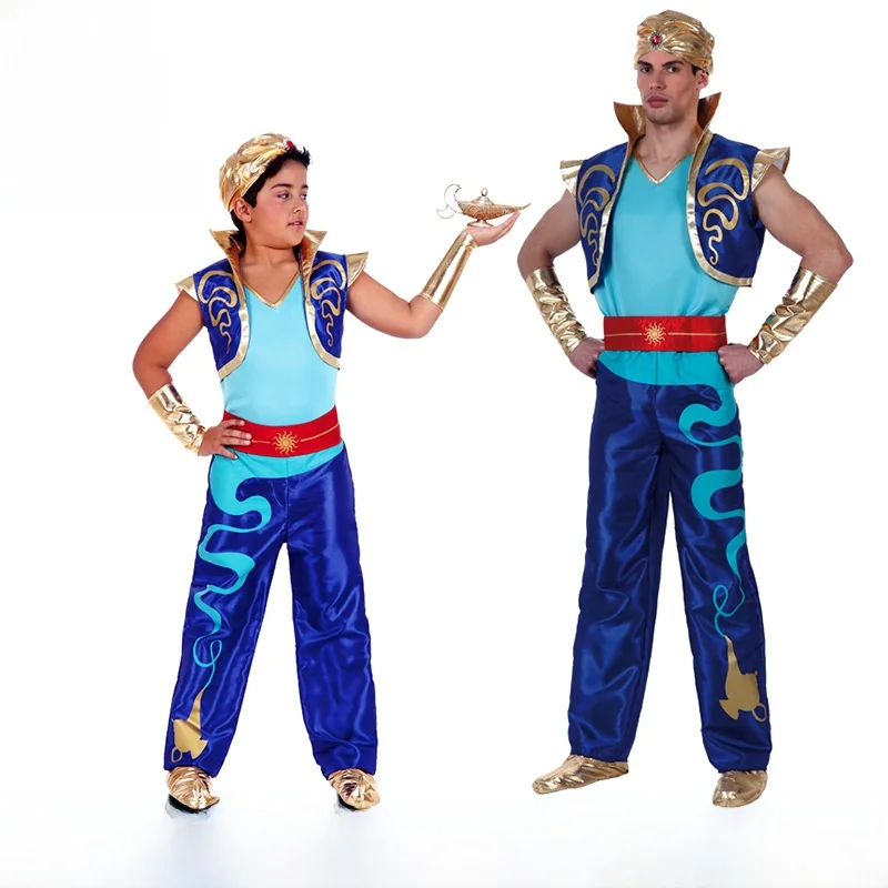 Костюм арабского принца Аладдина для мальчиков, Хэллоуин, косплей, сценический наряд, наряд для пар, традиционный этнический сценический костюм
Костюм арабского принца Аладдина для мальчиков, Хэллоуин, косплей, сценический наряд, наряд для пар, традиционный этнический сценический костюм