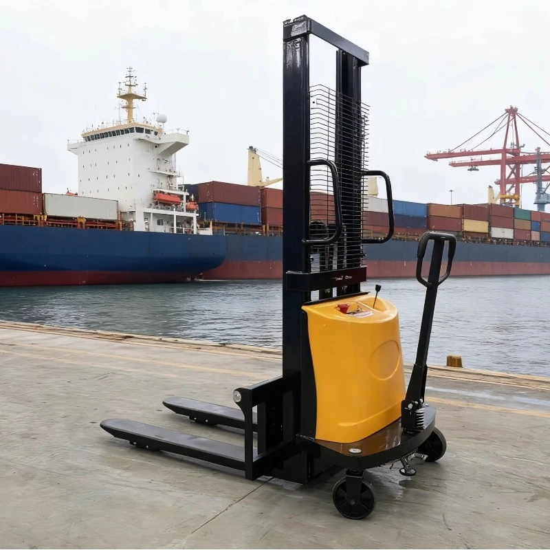 Cheapest Price New Full Electric Stacker Semi Electric 2000kg 1000 1500kg Portable Stacker Pallet Forklift Self Lifting Stacker
Cheapest Price New Full Electric Stacker Semi Electric 2000kg 1000 1500kg Portable Stacker Pallet Forklift Self Lifting Stacker
