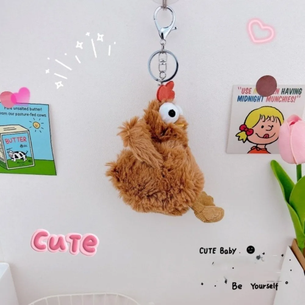 Backpack Pendant Rubber Plush Chicken Keychain Simulation Cartoon Hens Key Ring Metal Beeping Egg-laying Animal Key Holder Kids
Backpack Pendant Rubber Plush Chicken Keychain Simulation Cartoon Hens Key Ring Metal Beeping Egg-laying Animal Key Holder Kids