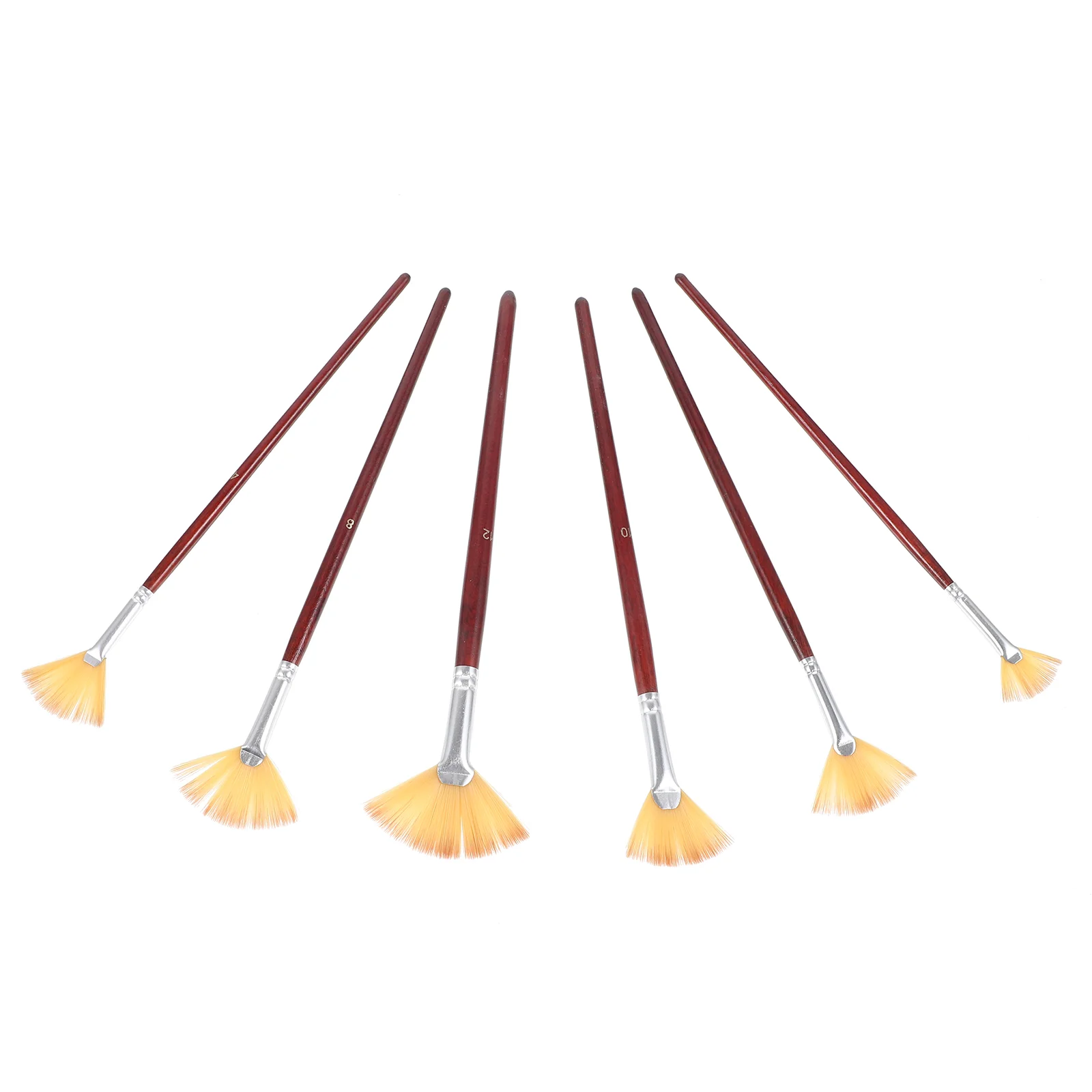 6 Pcs Fan Brush Set Paint Brushes Wear-resistant Watercolor Daily Painting The Artist
6 Pcs Fan Brush Set Paint Brushes Wear-resistant Watercolor Daily Painting The Artist