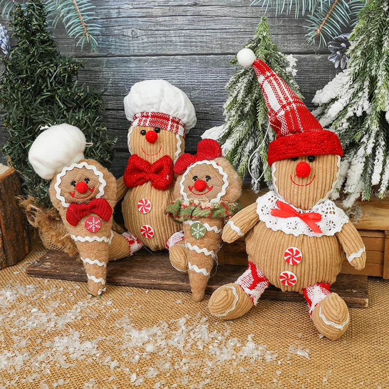 Christmas Gingerbread Doll Ornaments Christmas Tree Hanging Pendant Merry Christmas Atmosphere Layout Decoration New Year 2025
Christmas Gingerbread Doll Ornaments Christmas Tree Hanging Pendant Merry Christmas Atmosphere Layout Decoration New Year 2025