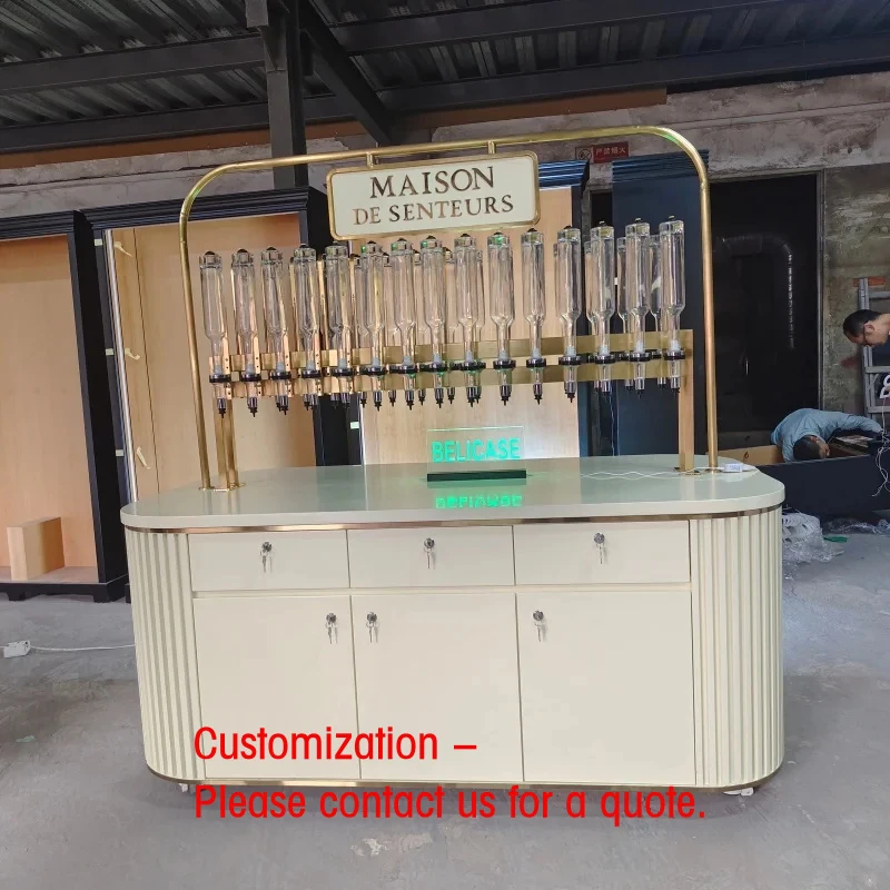 custom.Fashion Style Modern Display Metal Racks Decoration LED Light Perfume Dispenser bar with
custom.Fashion Style Modern Display Metal Racks Decoration LED Light Perfume Dispenser bar with