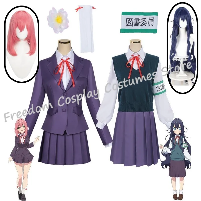 Anime 100 Girlfriends Who Really Love You Hanazono Hakari Cosplay Costumes Wig Yoshimoto Shizuka JK Uniform Party Women Girls
Anime 100 Girlfriends Who Really Love You Hanazono Hakari Cosplay Costumes Wig Yoshimoto Shizuka JK Uniform Party Women Girls