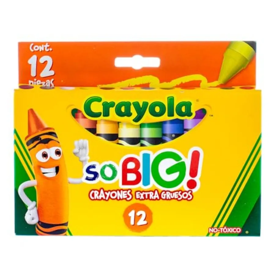 Crayon Extra Jumbo So Big, 12 Pack
Crayon Extra Jumbo So Big, 12 Pack