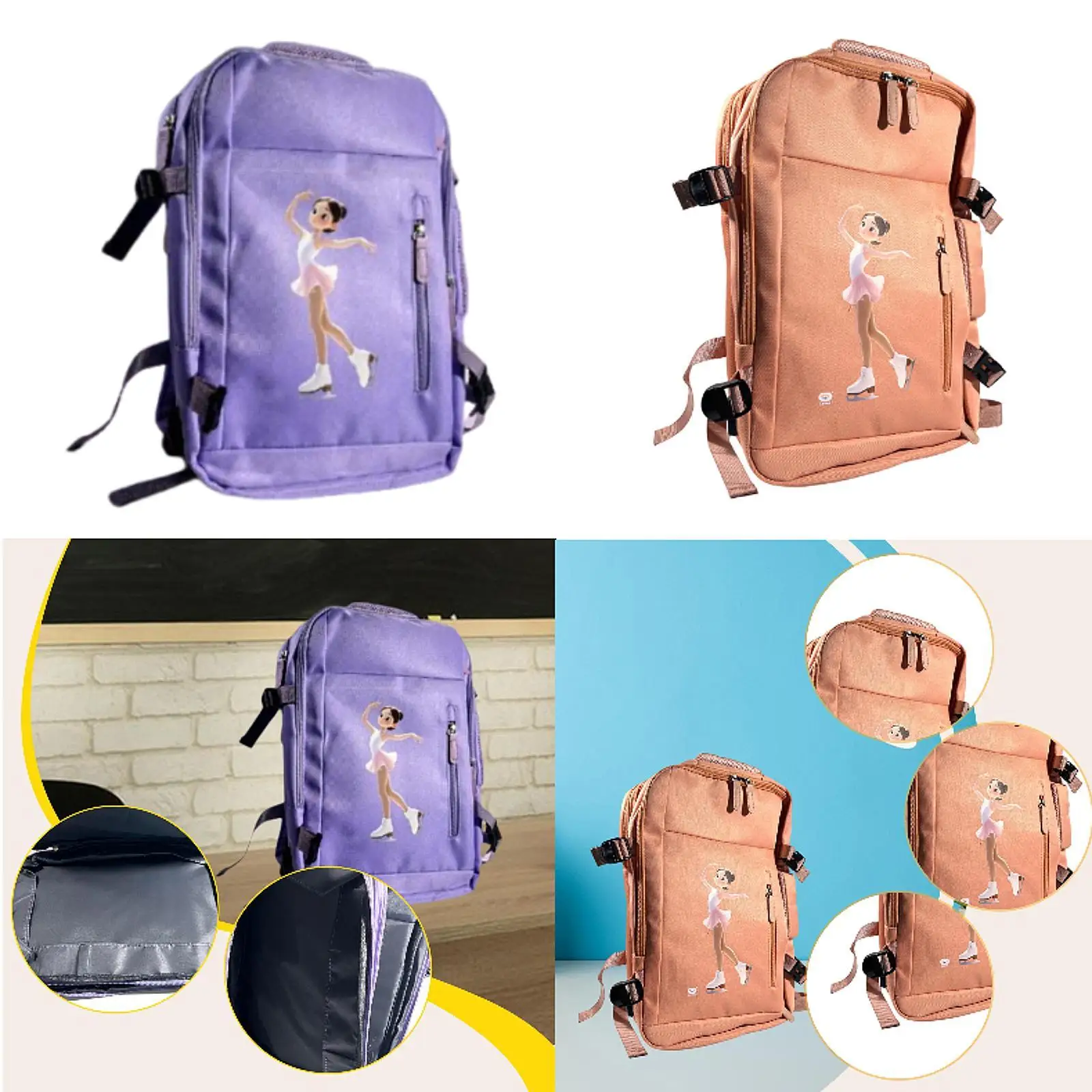 Ice Skates Bag Professional for Women Kids Portable Figure Skating Large
Ice Skates Bag Professional for Women Kids Portable Figure Skating Large