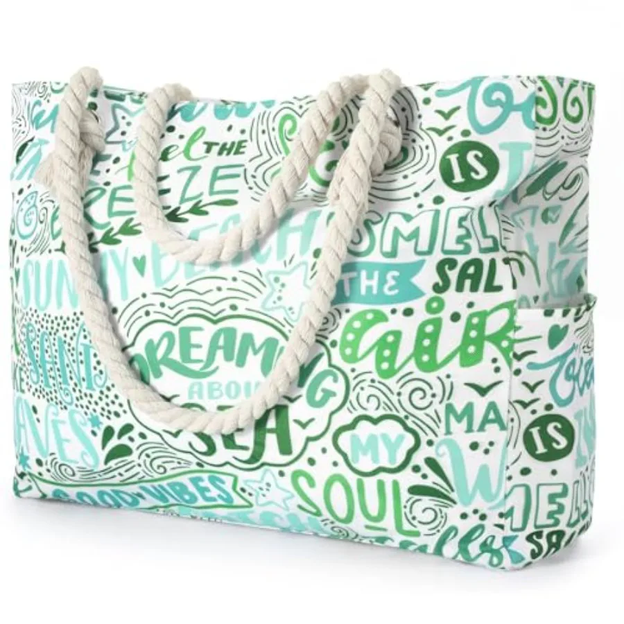 Tavaleu Beach Bags for Women - Large Beach Tote Bag, Women Sandproof Pool Bag for Pool Gym Grocery Travel
Tavaleu Beach Bags for Women - Large Beach Tote Bag, Women Sandproof Pool Bag for Pool Gym Grocery Travel