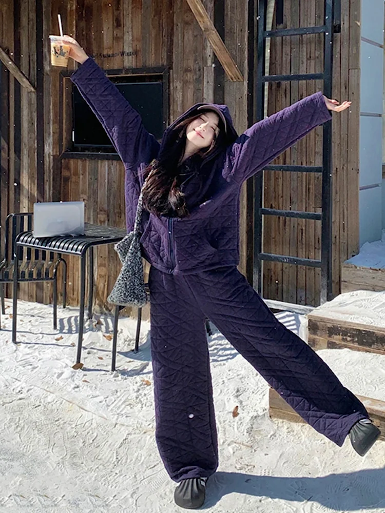 Spring 2026 Trendy Casual Sportswear Set Women Loose Korean Style Fashionable Jacket Top Wide Leg Pants Two Piece Set
Spring 2026 Trendy Casual Sportswear Set Women Loose Korean Style Fashionable Jacket Top Wide Leg Pants Two Piece Set
