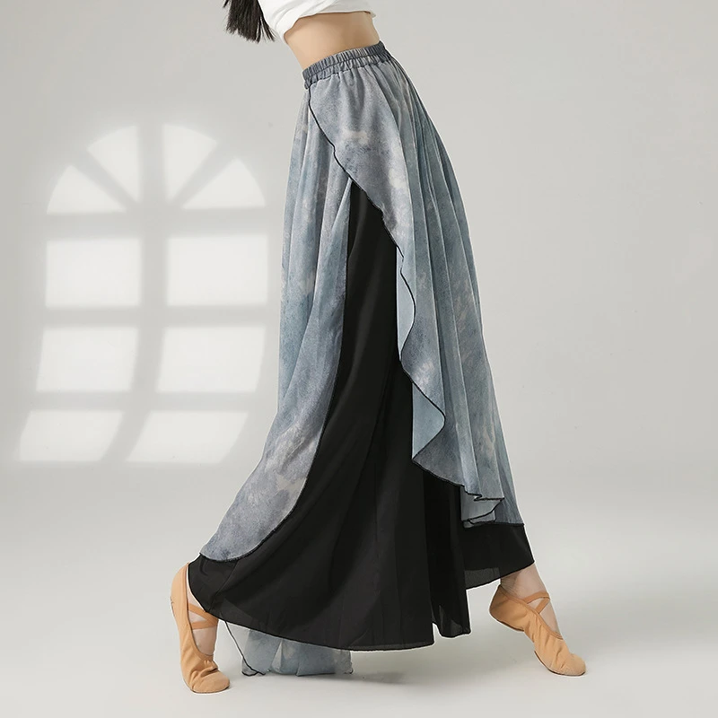 Classical Dance Costume Loose Wide-leg Pants Chinese Dance Performance Costume Irregular Skirt Pants Gradient Modern Dance Pants
Classical Dance Costume Loose Wide-leg Pants Chinese Dance Performance Costume Irregular Skirt Pants Gradient Modern Dance Pants