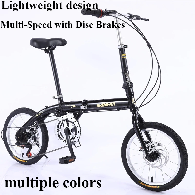 16-Inch folding bicycle disc brake variable speed light 6-speed mountain bike student gift wholesale Specify Frame Material
16-Inch folding bicycle disc brake variable speed light 6-speed mountain bike student gift wholesale Specify Frame Material