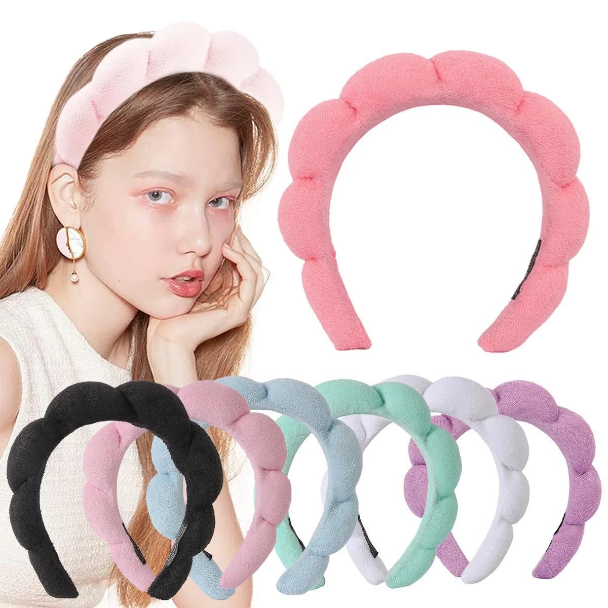 PuffHeadbands ColorfulHairAccessories SoftFabricHeadWear ChunkyBraidDesignHeadband WhitePinkBlackBlueGreenOptions VersatileHairs
PuffHeadbands ColorfulHairAccessories SoftFabricHeadWear ChunkyBraidDesignHeadband WhitePinkBlackBlueGreenOptions VersatileHairs