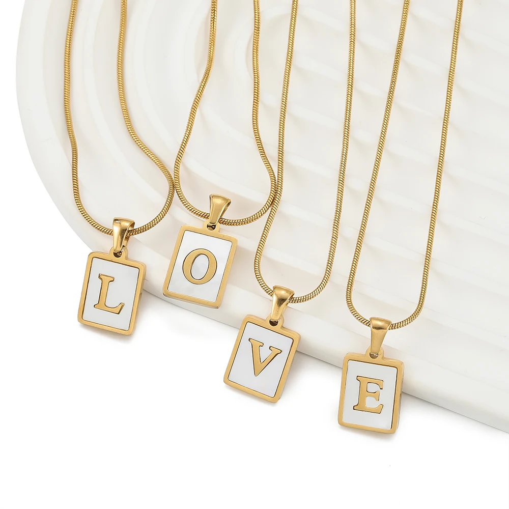 1Pcs/Lot Stainless Steel 26 Letters Alphabet Gold Color Necklace Chains for Handmade DIY Necklace Jewelry Making Accessories
1Pcs/Lot Stainless Steel 26 Letters Alphabet Gold Color Necklace Chains for Handmade DIY Necklace Jewelry Making Accessories
