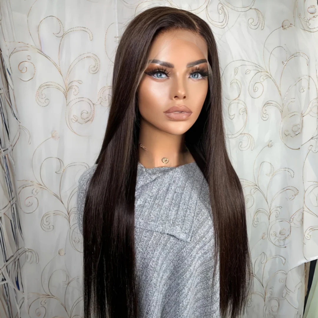 Коричневая безклеевая мягкая длинная прямая париковая основа 5x5 из шелка с HD-кружевом, еврейские человеческие волосы с baby hair, европейские волосы, предварительно выщипанные
Коричневая безклеевая мягкая длинная прямая париковая основа 5x5 из шелка с HD-кружевом, еврейские человеческие волосы с baby hair, европейские волосы, предварительно выщипанные