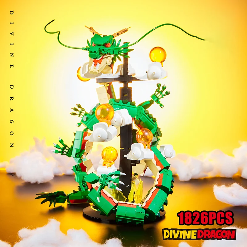 MOC Creative 1826 шт. Божественный дракон японские аниме фигурки строительные блоки идеи Даргон персонаж шариковые кирпичи коллекция игрушка в подарок
MOC Creative 1826 шт. Божественный дракон японские аниме фигурки строительные блоки идеи Даргон персонаж шариковые кирпичи коллекция игрушка в подарок