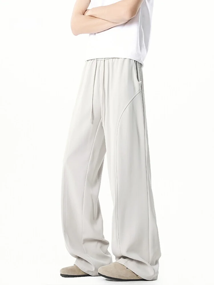 Cleanfit American Sle Ice Silk Wide Leg Pants Men Summer Thin High-End Feeling Loose Fit Casual Trousers Straight Cut
Cleanfit American Sle Ice Silk Wide Leg Pants Men Summer Thin High-End Feeling Loose Fit Casual Trousers Straight Cut