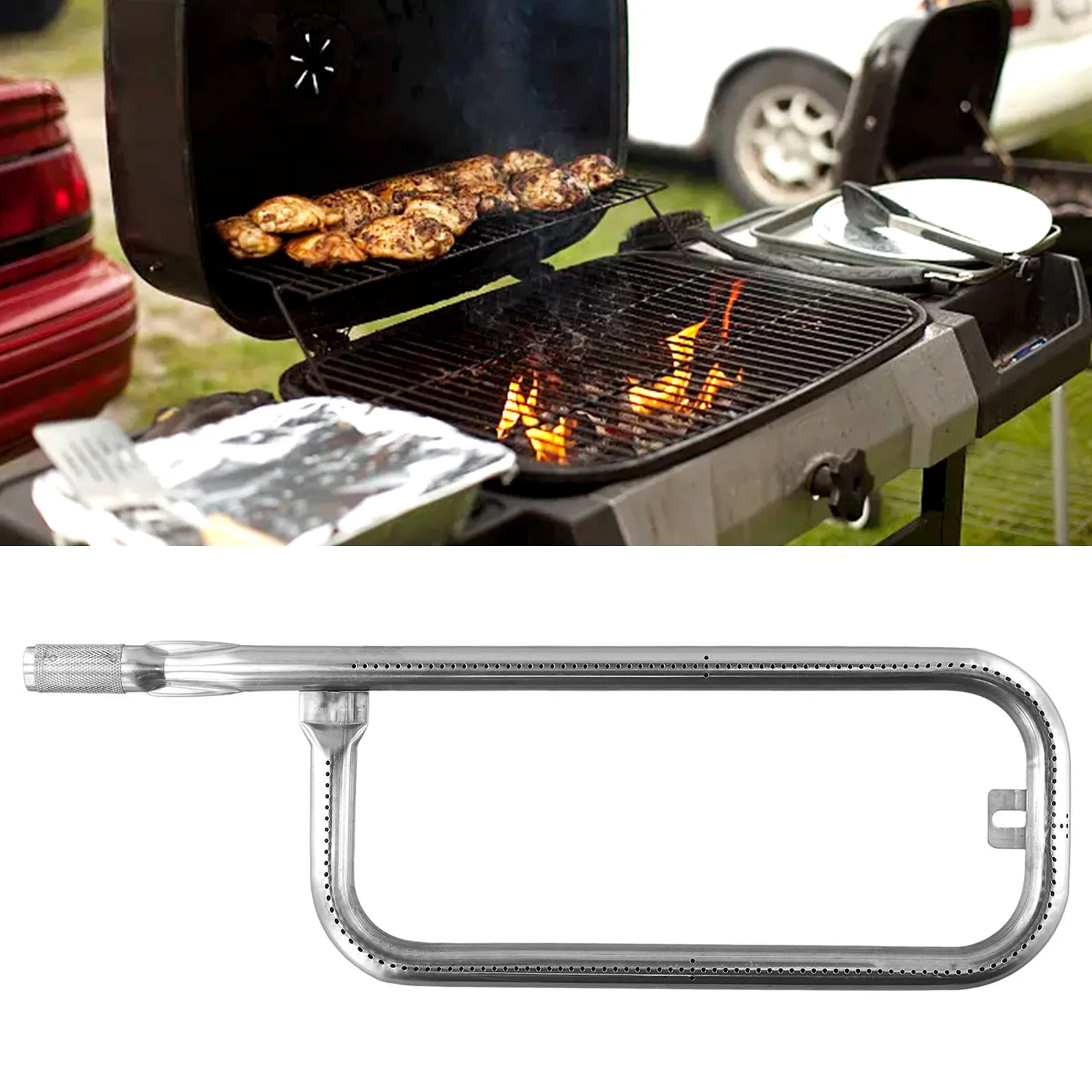 60040 69957 Burner Grill Heating Element Pipe ForQ100 Q1200 Q1000 Q1200 Outdoor Picnic Cooking BBQ Heating Pipe Accessory
60040 69957 Burner Grill Heating Element Pipe ForQ100 Q1200 Q1000 Q1200 Outdoor Picnic Cooking BBQ Heating Pipe Accessory