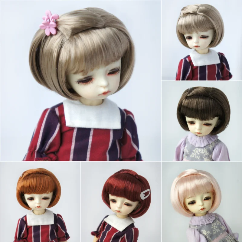 JD477S 1/8 1/6 OB11 short Pony Bobo cut thin Bangs doll wigs 5-6inch 6-7inch YOSD Lati Yellow Synthetic mohair BJD Hair 
JD477S 1/8 1/6 OB11 short Pony Bobo cut thin Bangs doll wigs 5-6inch 6-7inch YOSD Lati Yellow Synthetic mohair BJD Hair