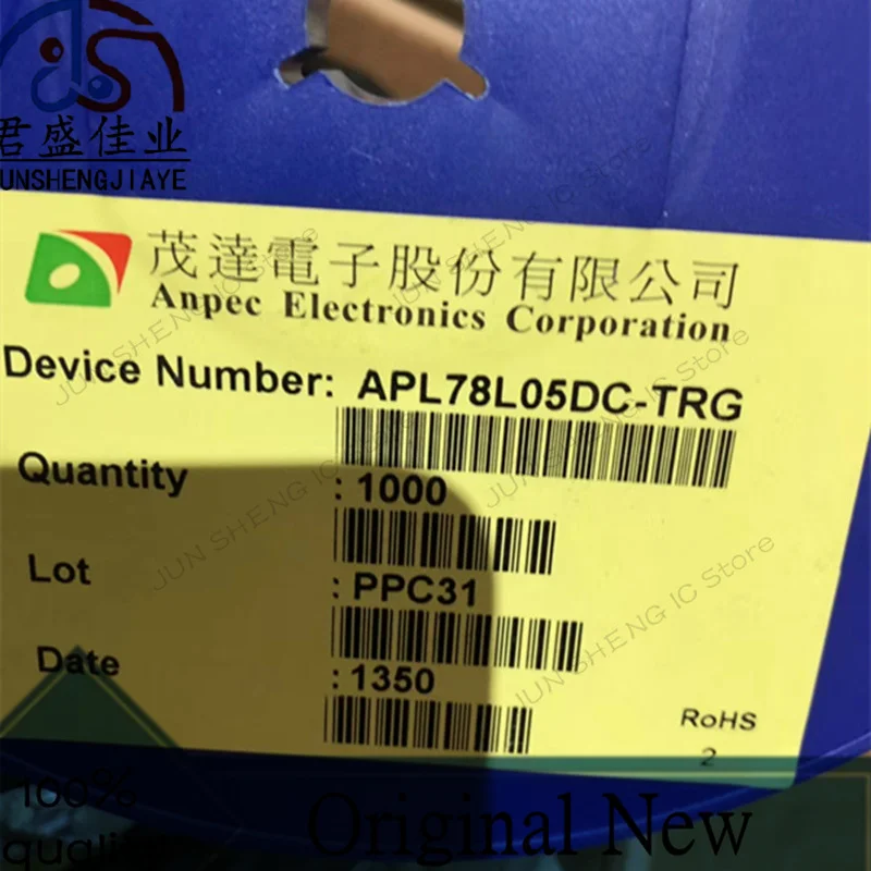 JUN SHENG IC Store/200 pieces /lot 100% new original IC APL78L05DC-TRG SOT-89 new original stock order
JUN SHENG IC Store/200 pieces /lot 100% new original IC APL78L05DC-TRG SOT-89 new original stock order