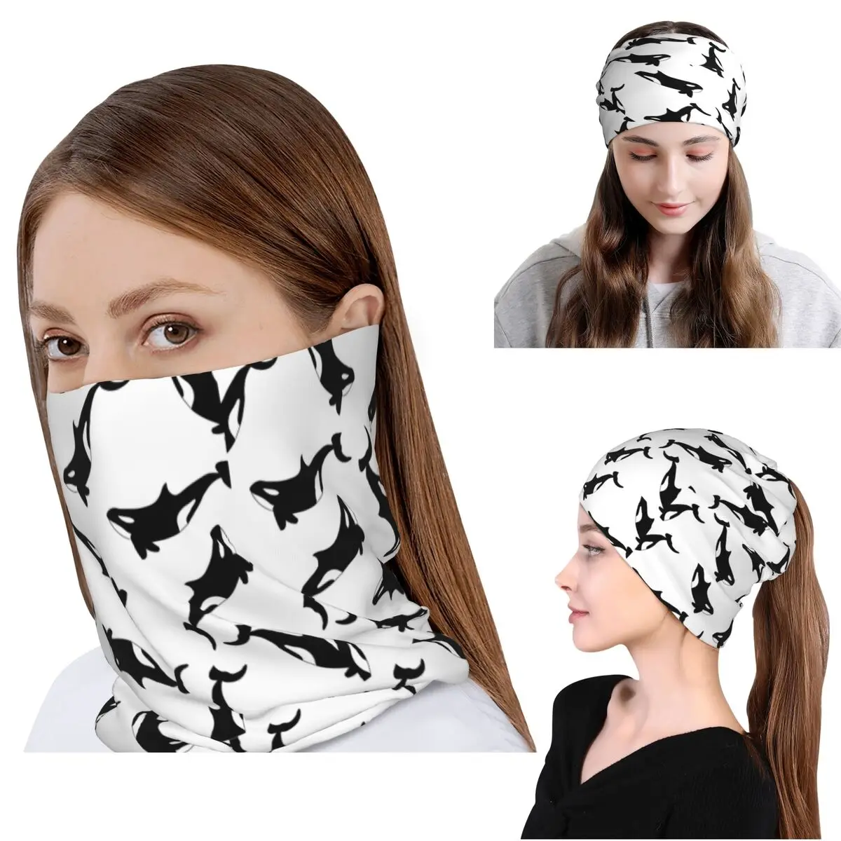 Orca Killer Whale Bandana Neck Cover Wrap Scarf Multifunction Headwear Beanies Hat Unisex Adult All Season
Orca Killer Whale Bandana Neck Cover Wrap Scarf Multifunction Headwear Beanies Hat Unisex Adult All Season