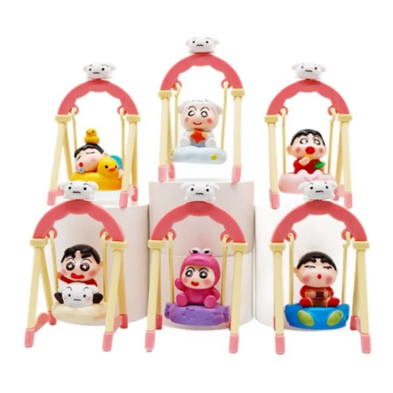 Crayon Shin-chan Swing Series слепая коробка игрушки товары настольные украшения мультяшные коллекционные фигурки автомобильные украшения в подарок 
Crayon Shin-chan Swing Series слепая коробка игрушки товары настольные украшения мультяшные коллекционные фигурки автомобильные украшения в подарок