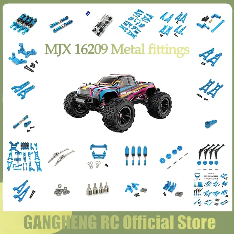 Mjx Hyper Go 16207 16208 16209 16210 Metal Front and Rear Suspension Arm Steering Cup Link Rod Set 1/16 RC Car Upgrade Parts
Mjx Hyper Go 16207 16208 16209 16210 Metal Front and Rear Suspension Arm Steering Cup Link Rod Set 1/16 RC Car Upgrade Parts