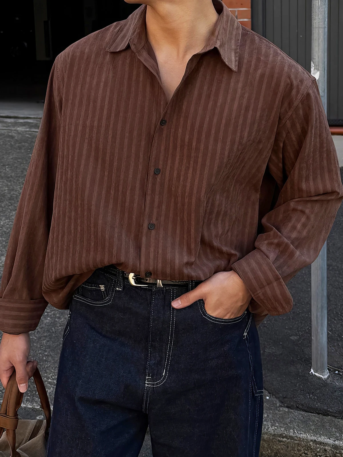 Browan American Style Long Sleeve Striped Shirt Men's Spring Summer Casual Shirt Classic Collar Loose Fit Youth Fashion
Browan American Style Long Sleeve Striped Shirt Men's Spring Summer Casual Shirt Classic Collar Loose Fit Youth Fashion