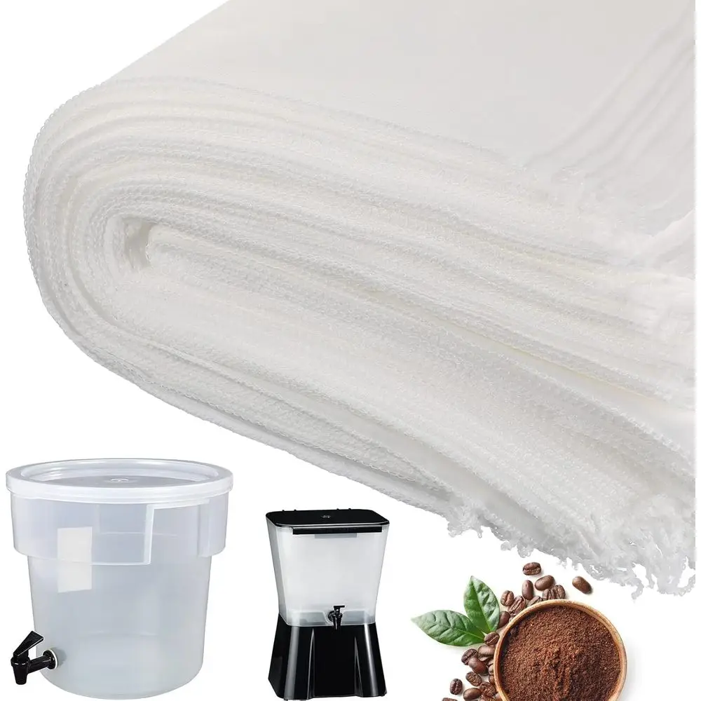 150-Count 20x20 Inch Large Non-Woven Cold Brew Coffee Filters for 5-Gallon Systems, Ideal for Home or Commercial Use
150-Count 20x20 Inch Large Non-Woven Cold Brew Coffee Filters for 5-Gallon Systems, Ideal for Home or Commercial Use