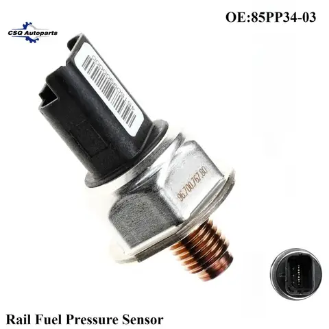 85PP34-03 For Peugeot 206 207 208 301 308 508 3008 5008 EXPERT PARTNER CITROEN C3 C4 C5 DS3 DS4 DS5 Rail Fuel Pressure Sensor