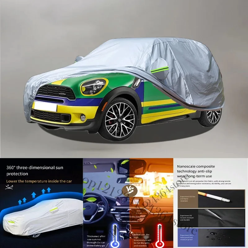 For BMW-MINI-Paceman Auto Anti snow Anti dust Anti-uv Anti peeling paint And Anti Rainwater 210t car cover Car cover protection
For BMW-MINI-Paceman Auto Anti snow Anti dust Anti-uv Anti peeling paint And Anti Rainwater 210t car cover Car cover protection