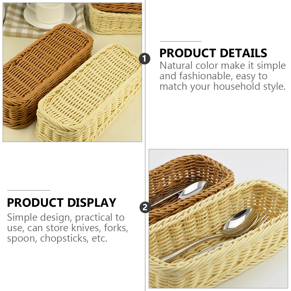 Wicker Baskets Chopsticks Woven Cutlery Storage Organizers Kitchen Utensils Holder
Wicker Baskets Chopsticks Woven Cutlery Storage Organizers Kitchen Utensils Holder