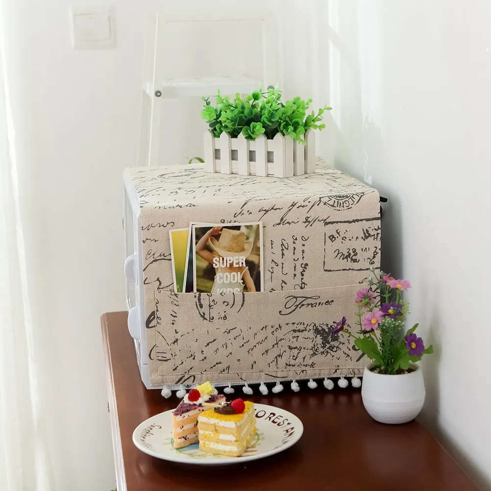 Винтажный чехол для микроволновой печи из хлопка и льна, 30x90 см, пылезащитный, декоративный, защитный, с художественным дизайном, с надписями Jis Letters
Винтажный чехол для микроволновой печи из хлопка и льна, 30x90 см, пылезащитный, декоративный, защитный, с художественным дизайном, с надписями Jis Letters