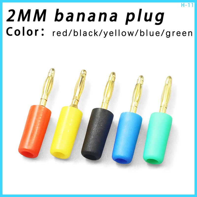 5pcs pure copper gold-plated 2MM small banana plug 2mm lantern head welding experiment test line insulated panel plug
5pcs pure copper gold-plated 2MM small banana plug 2mm lantern head welding experiment test line insulated panel plug