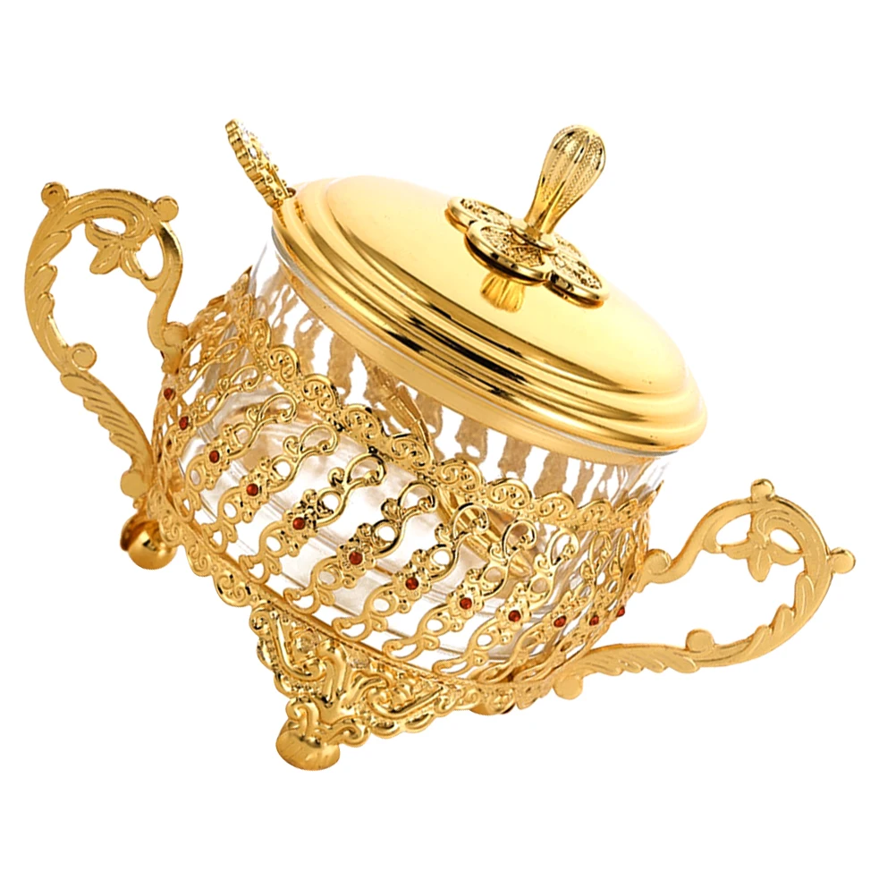Glass Sugar Cup Candy Jars Lids Airtight Food Storage Canister Cereal Container Gold Kitchen Retro Dry Fruits Tea Coffee Home
Glass Sugar Cup Candy Jars Lids Airtight Food Storage Canister Cereal Container Gold Kitchen Retro Dry Fruits Tea Coffee Home