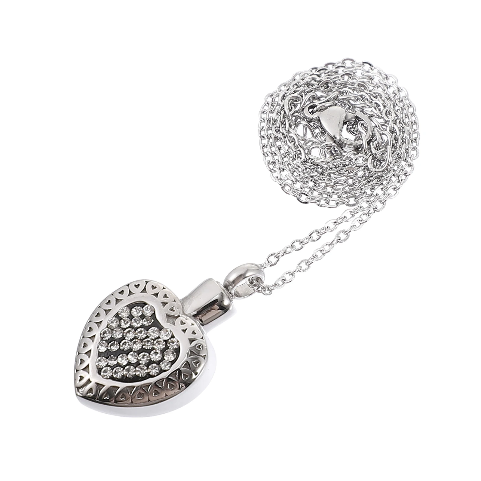 Heart Urn Necklace Ashes Necklace Cremation Jewelry Titanium Steel Durable Memorial Pendant Cremation Jewelry Perfume Diffuser
Heart Urn Necklace Ashes Necklace Cremation Jewelry Titanium Steel Durable Memorial Pendant Cremation Jewelry Perfume Diffuser