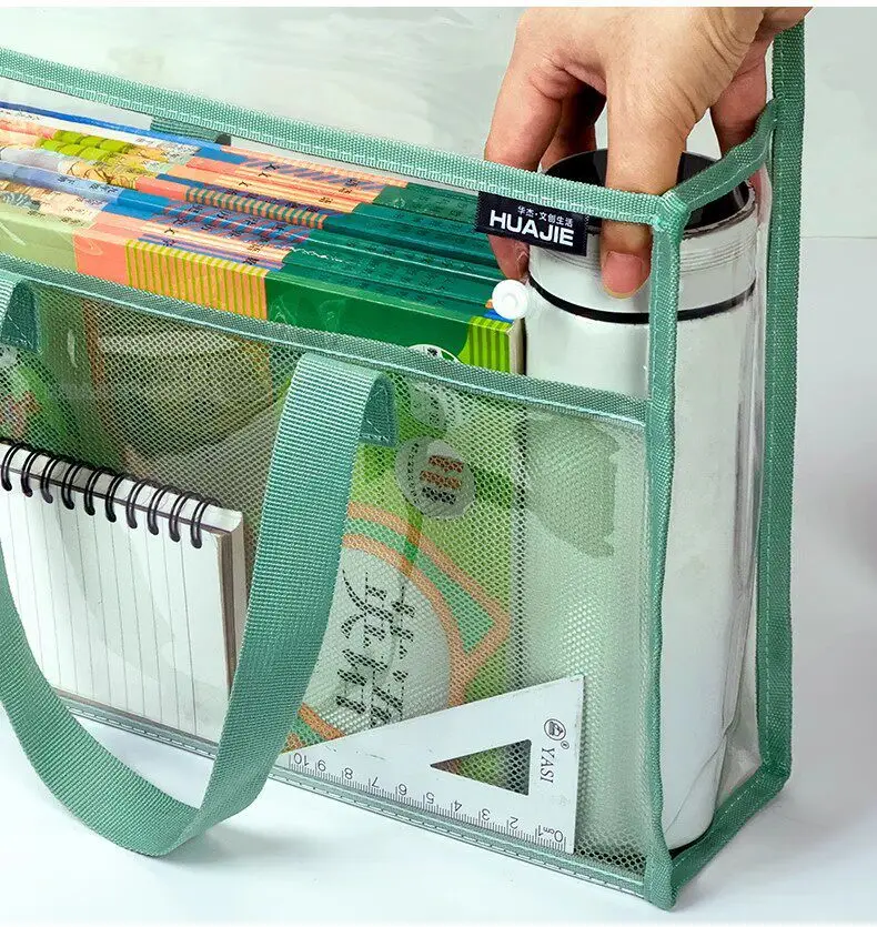 PVC Transparent Tutoring Bag High-value Document Bag Waterproof Handheld Book Bag Exam Special Storage Pouch for Students
PVC Transparent Tutoring Bag High-value Document Bag Waterproof Handheld Book Bag Exam Special Storage Pouch for Students