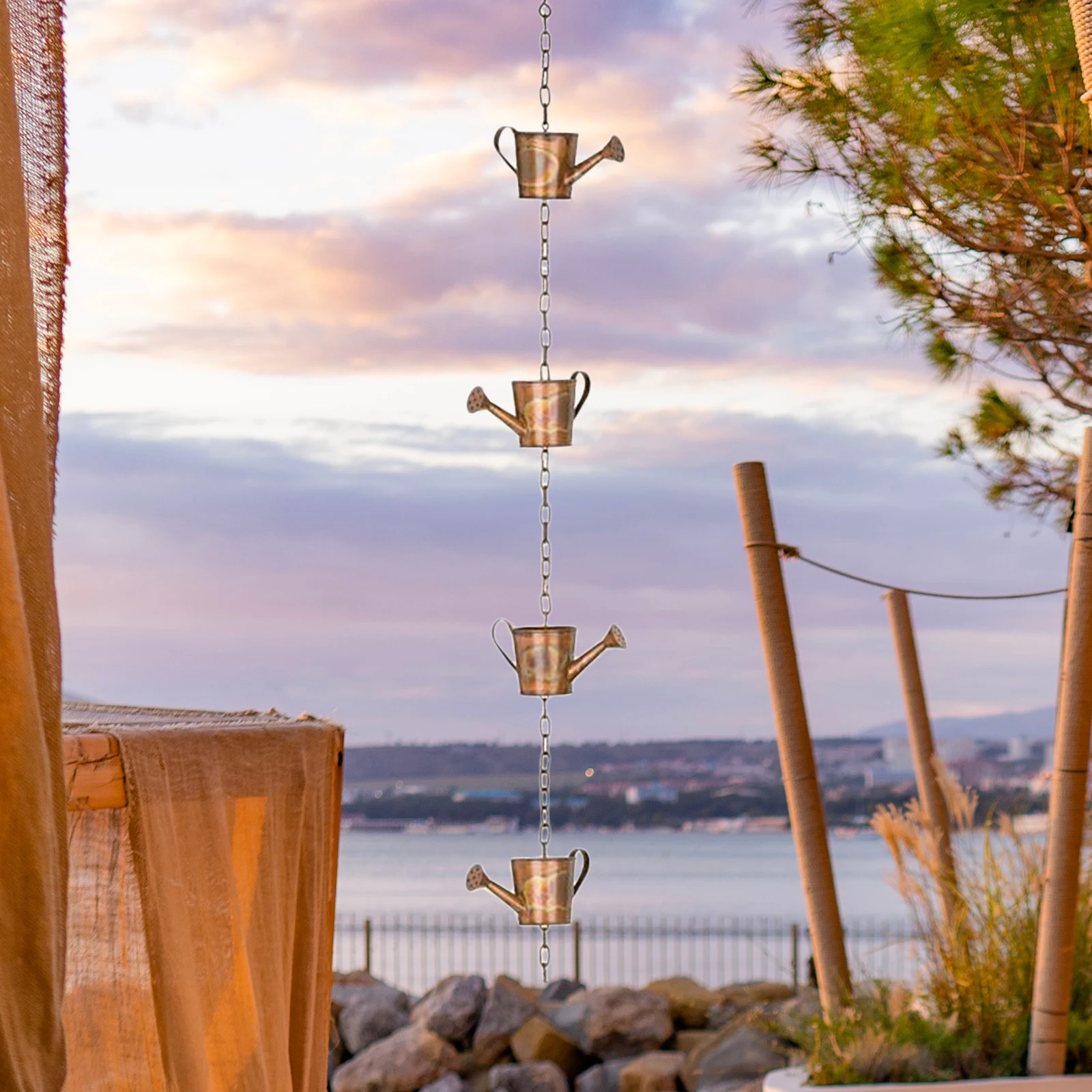 Rain Chains Replace Metal Rainwater Catcher Chain for Awnings Backyard Sheds Home Garden Decoration Roofs Functional
Rain Chains Replace Metal Rainwater Catcher Chain for Awnings Backyard Sheds Home Garden Decoration Roofs Functional